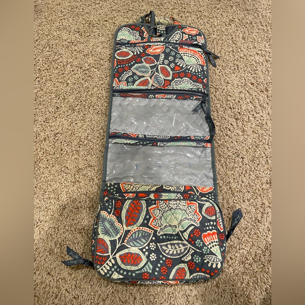 Vera Bradley Tri Fold Hanging Toiletry Bag